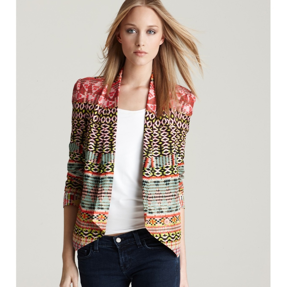 REBECCA MINKOFF BECKY PRINTED JACKET